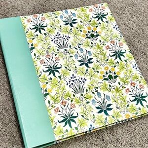 Recipe Book 3-ring Binder Organizer for Your Favorite Recipes 11.5” x 11” NWT